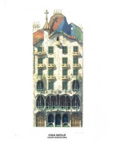 Póster fachada Casa Batlló
