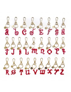 Pink Keychain Alphabet...