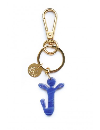 Blue Keychain Alphabet Gaudí Collection Blue Keychain Alphabet Gaudí Collection