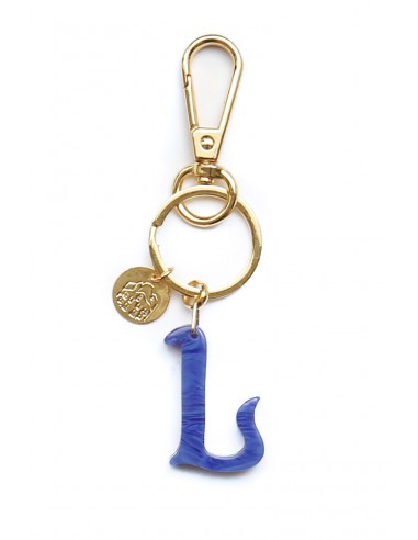 Blue Keychain Alphabet Gaudí Collection Blue Keychain Alphabet Gaudí Collection
