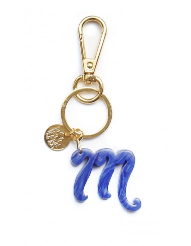 Blue Keychain Alphabet Gaudí Collection Blue Keychain Alphabet Gaudí Collection