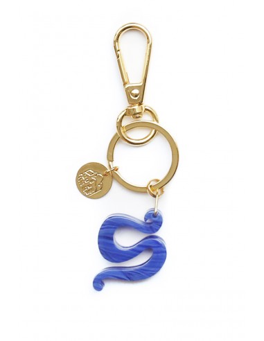 Blue Keychain Alphabet Gaudí Collection Blue Keychain Alphabet Gaudí Collection