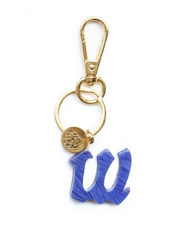 Blue Keychain Alphabet Gaudí Collection Blue Keychain Alphabet Gaudí Collection