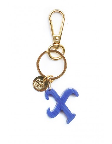 Blue Keychain Alphabet Gaudí Collection Blue Keychain Alphabet Gaudí Collection